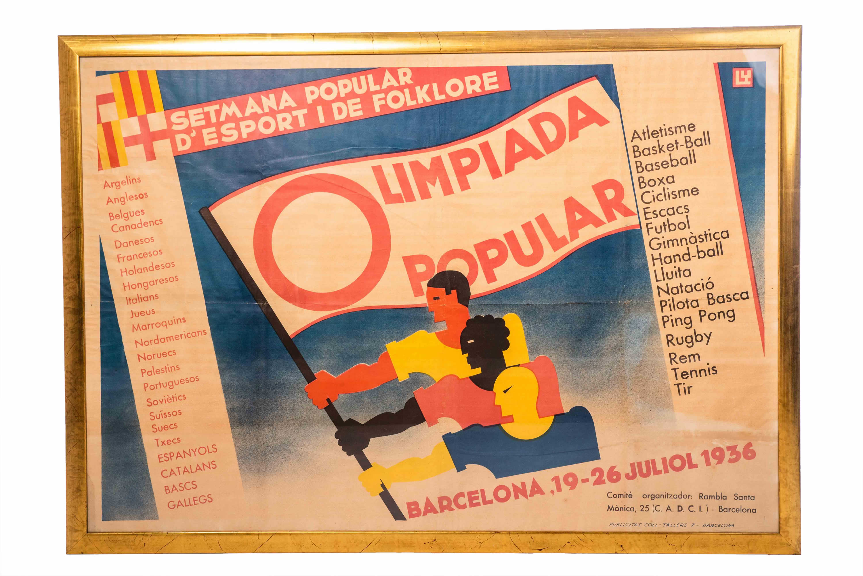 Museu Olimpic Barcelona  - Olimpiada Popular 1936