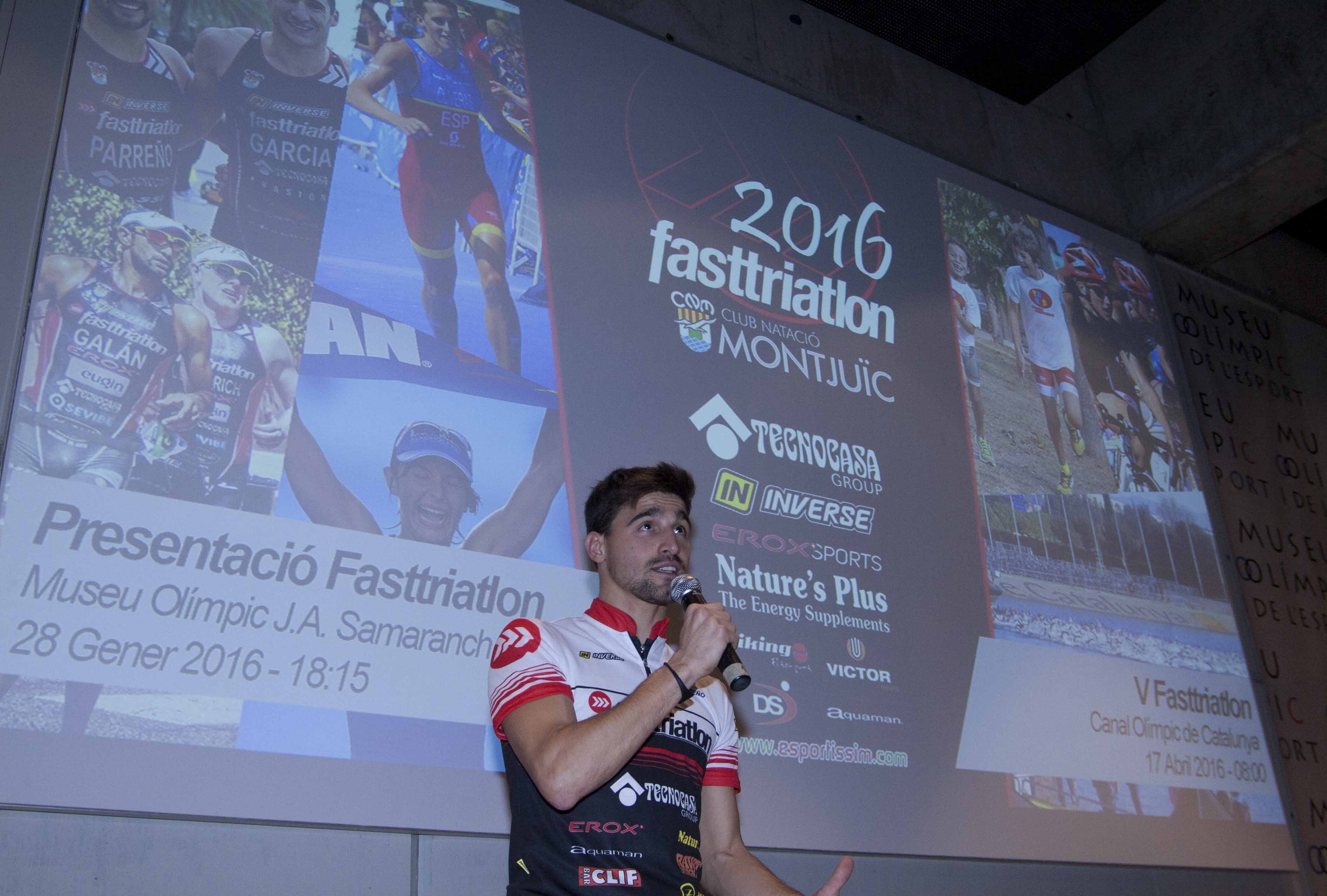 Albert Parreño, triatleta i fundador del Fasttriatlon Club