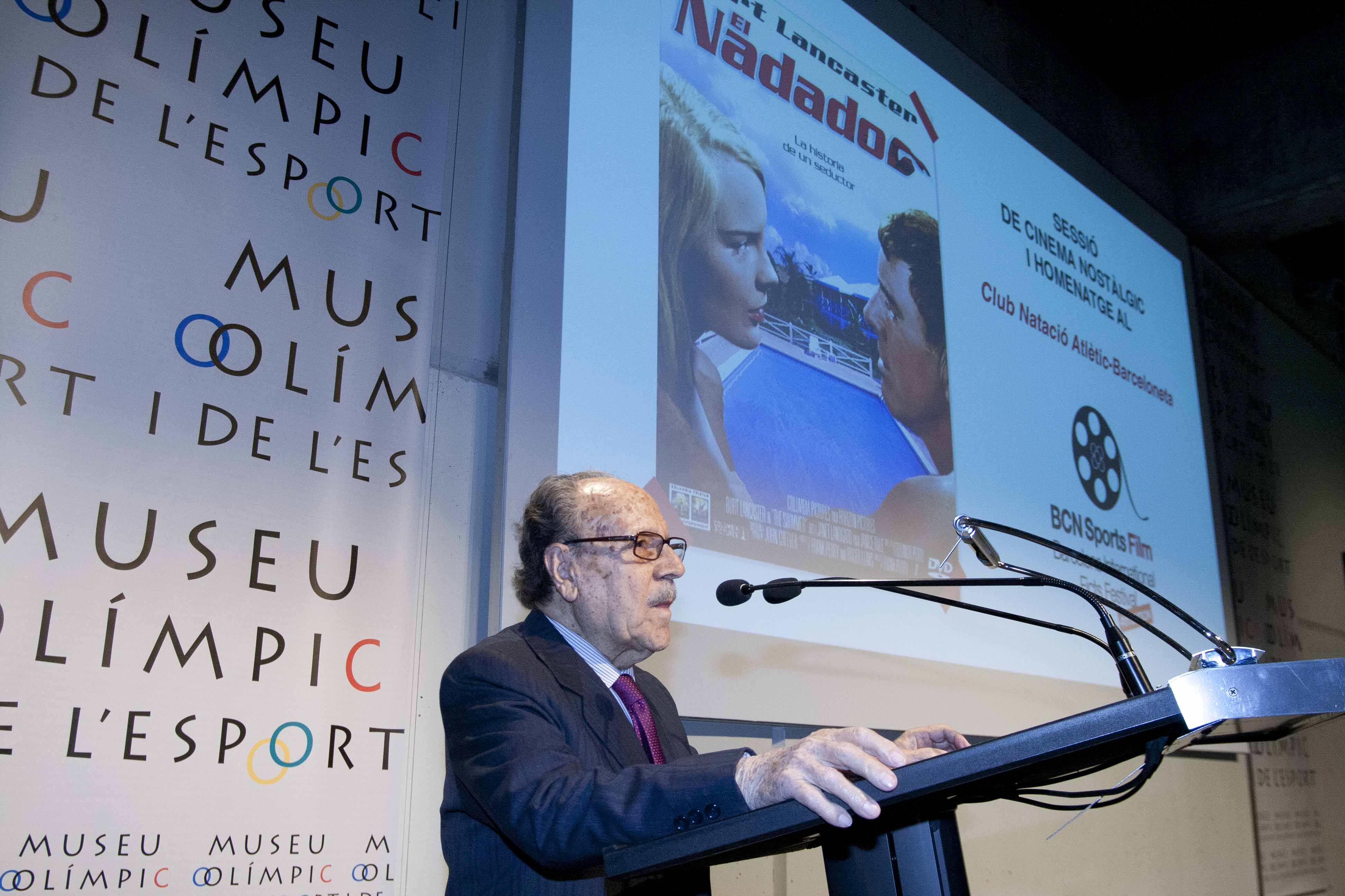 Alfons Cánovas Lapuente, president d'Honor del Club Natació Atlètic-Barceloneta