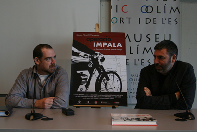 Manel Garriga, director, i David Fernández de Castro, productor-guionista de 'Operació Impala'