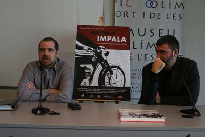 Manel Garriga, director, i David Fernández de Castro, productor-guionista de 'Operació Impala'