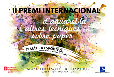 Exposició temporal de les obres finalistes i guanyadores del II Premi Internacional d’Aquarel·la i altres Tècniques sobre paper. Temàtica esportiva.